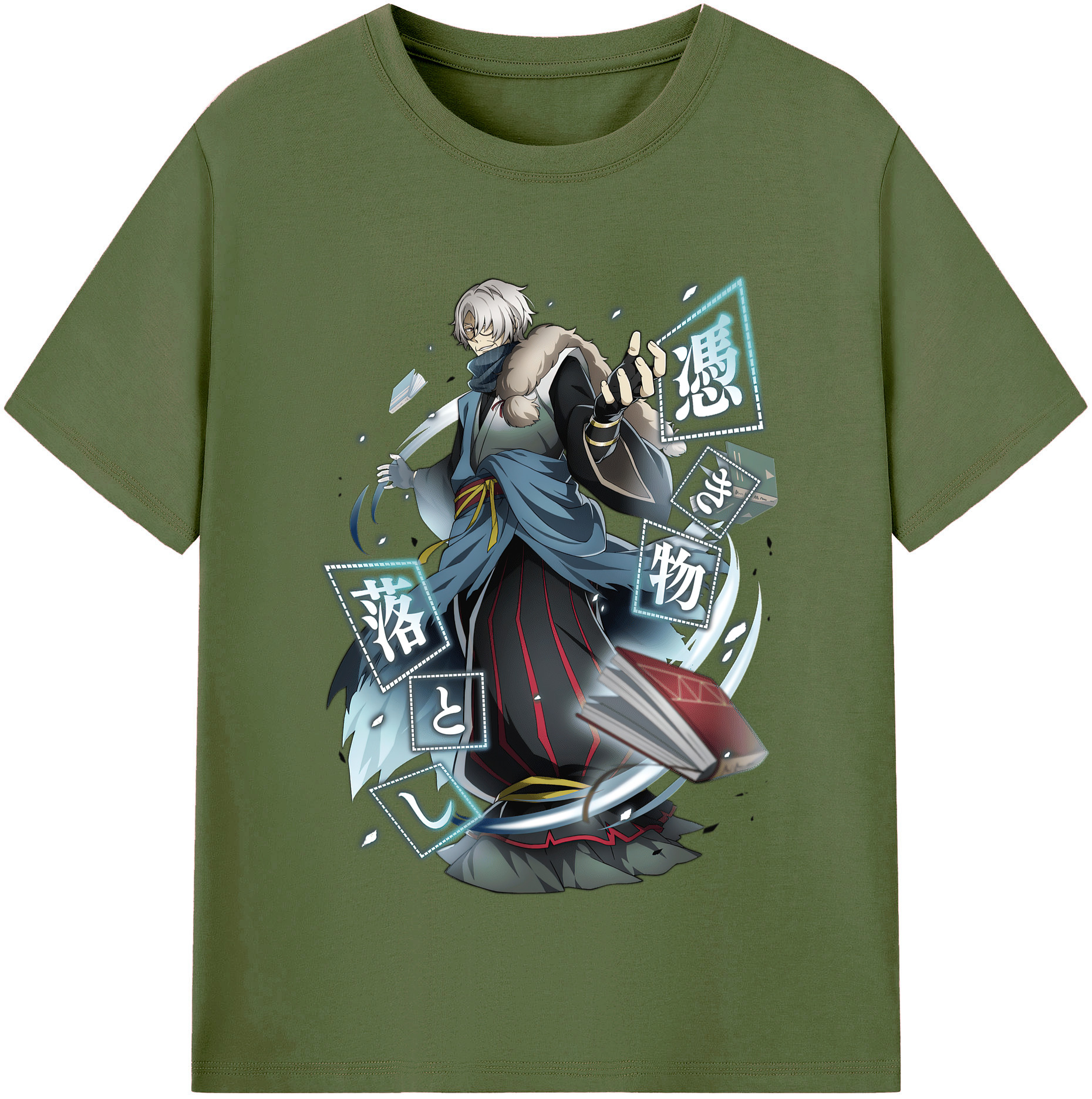 （画像用） 文豪ストレイドッグス Bungo Stray Dogs 綿100％半袖Tシャツ（フロントプリント）